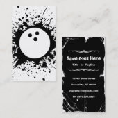 Carte De Visite bowling (Devant / Derrière)
