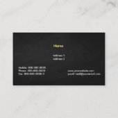 Carte De Visite Bowling (Dos)