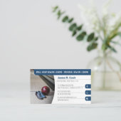 Carte De Visite Bowling Coach | Photo Sport Orange (Debout devant)