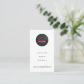 Carte De Visite Bowling | Ligne de déplacement de la goutte de Bow (Debout devant)