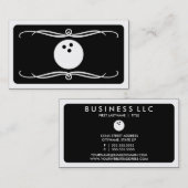 Carte De Visite bowling mod (personnalisable en couleur) (Devant / Derrière)