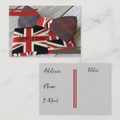 Carte de visite Bowtie en bois (Devant / Derrière)