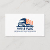 CARTE DE VISITE BOX TRUCK PROFESSIONNEL DE DÉPLACEMENT ET DE HAULI (Devant)
