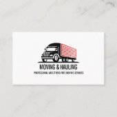 CARTE DE VISITE BOX TRUCK PROFESSIONNEL DE DÉPLACEMENT ET DE HAULI (Devant)