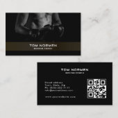 Carte De Visite Boxe Coach Personal Trainer Gym (Devant / Derrière)