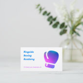 Carte De Visite Boxe Gym QR (Debout devant)