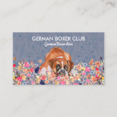 Carte De Visite Boxer allemand (Devant)