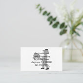 Carte De Visite Boy Playing Cowboy - Choisir la couleur arrière - (Debout devant)