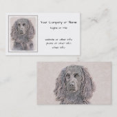 Carte De Visite Boykin Spaniel Paining - Cute Original Dog Art (Devant / Derrière)