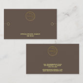 Carte De Visite Bracelet Afficher Ajouter Votre Logo Brown (Devant / Derrière)