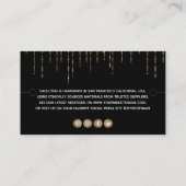 Carte De Visite Bracelet avec écran noir (Dos)