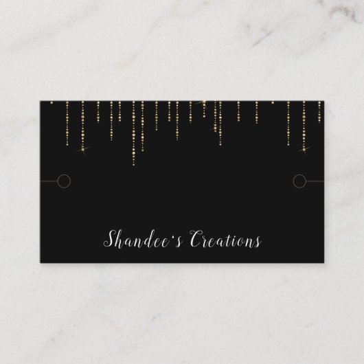 Carte De Visite Bracelet avec écran noir (Devant)