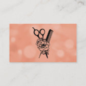 Carte De Visite Bracelet de cheveux rose doux (Dos)