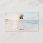 Carte De Visite Bracelet Display Beach Photo avec logo (Devant)