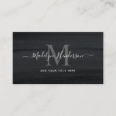 Carte De Visite Bracelet gris noir moderne Code QR Médias sociaux (Devant)