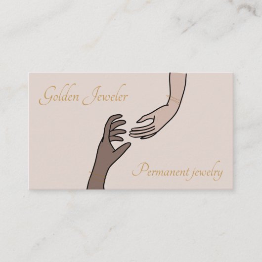Carte De Visite Bracelet permanent Chic Forever Jewelry (Devant)
