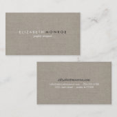 Carte De Visite Bracelet rustique simple et moderne (Devant / Derrière)