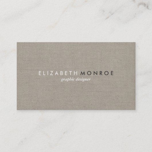 Carte De Visite Bracelet rustique simple et moderne (Devant)