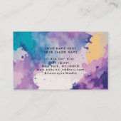 Carte De Visite Bracelets aquarelles (Dos)