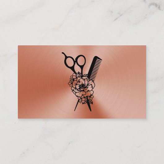 Carte De Visite Braidage rose Gold (Dos)