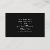 Carte De Visite Braids à cheveux photo (Dos)