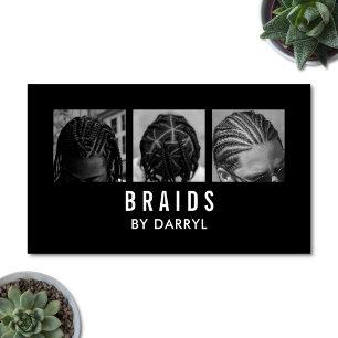 Carte De Visite Braids Braider Braider Photo Afro Hair Stylist
