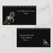 Carte De Visite Brana le cheval islandais (Devant / Derrière)