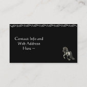 Carte De Visite Brana le cheval islandais (Dos)