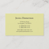 Carte de visite branché Bliss Apples Galore (Dos)