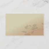 Carte De Visite Branche d'automne (Dos)