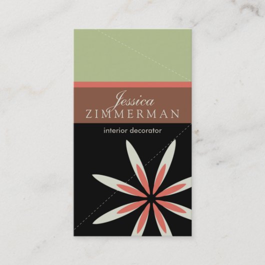 Carte de visite branché de Bliss Sage et Melon (Devant)