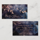 Carte De Visite *~* Branche de l'arbre du ciel Turquoise rose magi (Devant / Derrière)