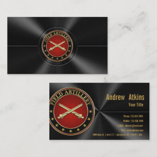 Carte De Visite Branche de l'artillerie de campagne Insigne Éditio