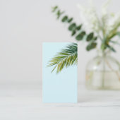 Carte De Visite Branche de palmier (Debout devant)