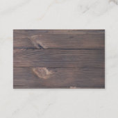 Carte de visite branche de produits alimentaires (Dos)