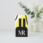 Carte De Visite Branche électrique Marque commerciale de l'électri (Debout devant)