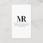 Carte De Visite Branche électrique Marque commerciale de l'électri (Dos)