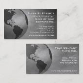 Carte De Visite Branche globale des Amériques de commerce (Devant / Derrière)