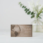 Carte De Visite Branche globale des Amériques de commerce (Debout devant)