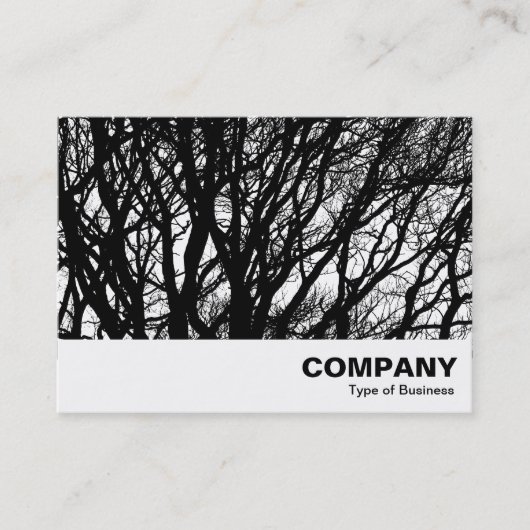 Carte De Visite Branches à contraste élevé (Devant)