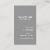 Carte De Visite Branches blanches (Dos)