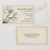 Carte de visite : : Branches d'arbre de (Devant / Derrière)