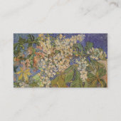 Carte De Visite Branches de châtaignes florissantes par Vincent va (Dos)