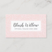 Carte De Visite Branches de feuilles botaniques modernes de couleu (Devant)