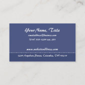 Carte De Visite Branches de fleurs de cerisier/cartes de visite (Dos)