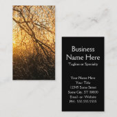 Carte De Visite branches de glace (Devant / Derrière)