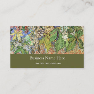 Carte De Visite Branches de marronnier en fleurs Vincent van Gogh