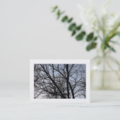 Carte De Visite Branches en Silhouette (Debout devant)