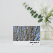 Carte De Visite Branches ensoleillées (Debout devant)