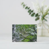 Carte De Visite Branches et Feuilles (Debout devant)